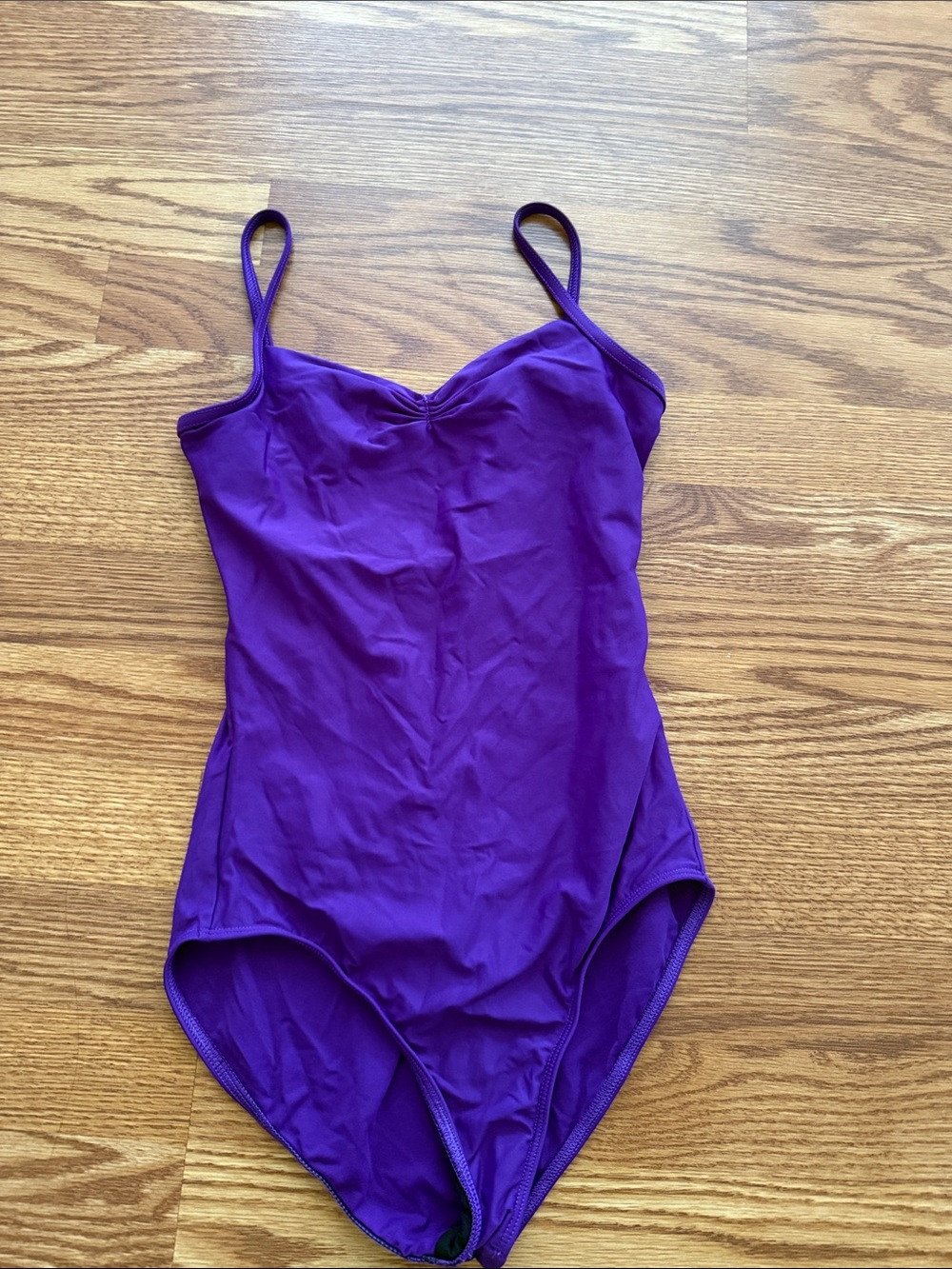 Wear Moi Dark Purple Leotard Size S